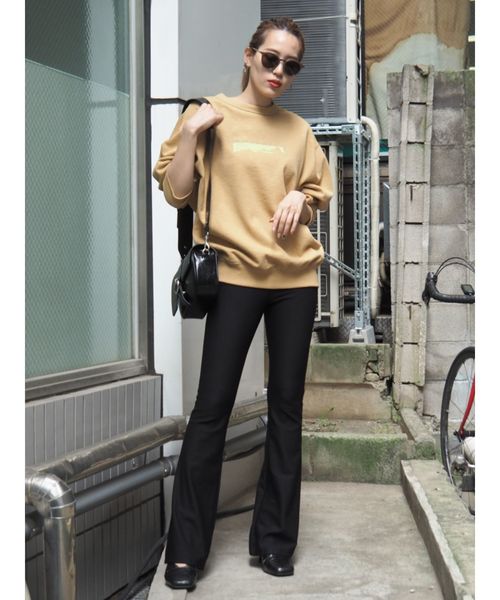 EMODA（エモダ）の「フィットフレアパンツ（その他パンツ・レディース・ブラック/パープル/ブラウン・SMALL/MEDIUM/FREE）」の10枚目の写真