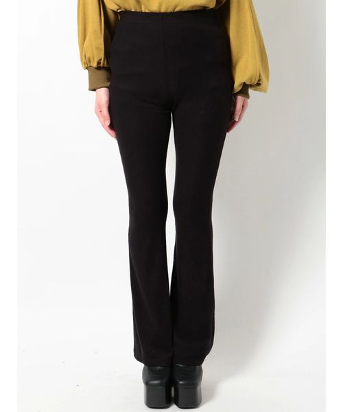 EMODA（エモダ）の「フィットフレアパンツ（その他パンツ・レディース・ブラック/パープル/ブラウン・SMALL/MEDIUM/FREE）」の9枚目の写真