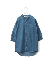 MAKE YOUR DAY | デニム/チノ バンドカラーワンピース■80～140cm(シャツワンピース)
