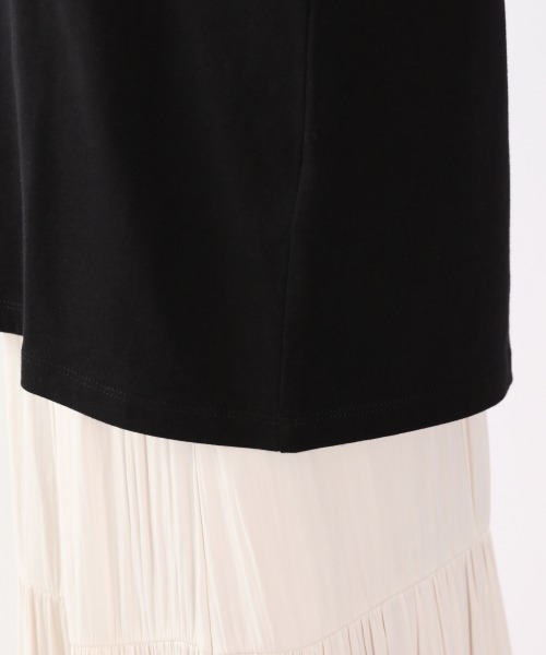 LOWRYS FARM（ローリーズファーム）の「ＵＳＡドルマンノースリーブ　893844（Tシャツ/カットソー・レディース・ホワイト/ブラック/ダークブラウン/ブルー・FREE）」の12枚目の写真