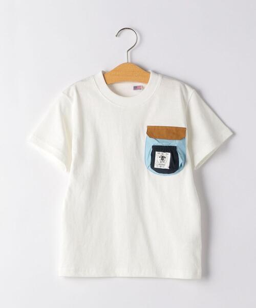 grn(ジーアールエヌ)の「〔別注〕grn outdoor CAMPTEE/ ポケットモチーフ(Tシャツ/カットソー・キッズ・ブラック/ホワイト・L(145-155cm)/S(105-115cm)/M(125-135cm))」の13枚目の写真