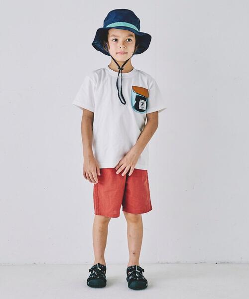 grn(ジーアールエヌ)の「〔別注〕grn outdoor CAMPTEE/ ポケットモチーフ(Tシャツ/カットソー・キッズ・ブラック/ホワイト・L(145-155cm)/S(105-115cm)/M(125-135cm))」の14枚目の写真