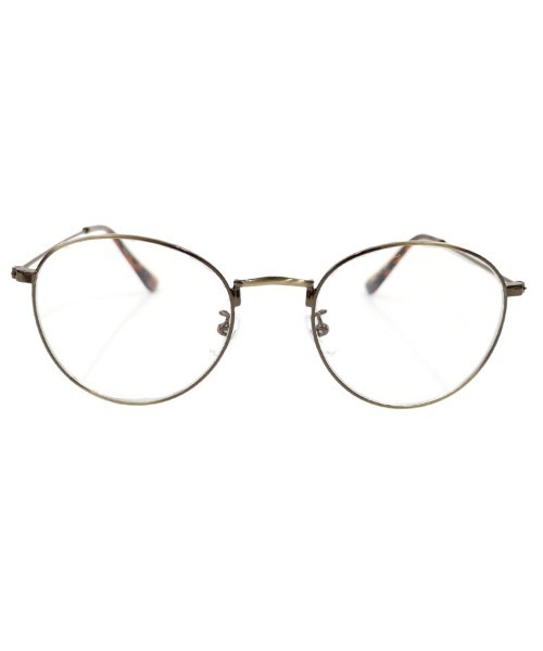 DONOBAN(ドノバン)の「【UVカット率 99%以上】 UVカットクラシックフレームメガネ(メガネ・レディース・ブラック/ブラウン系その他/アンティークゴールド・ONESIZE)」の21枚目の写真