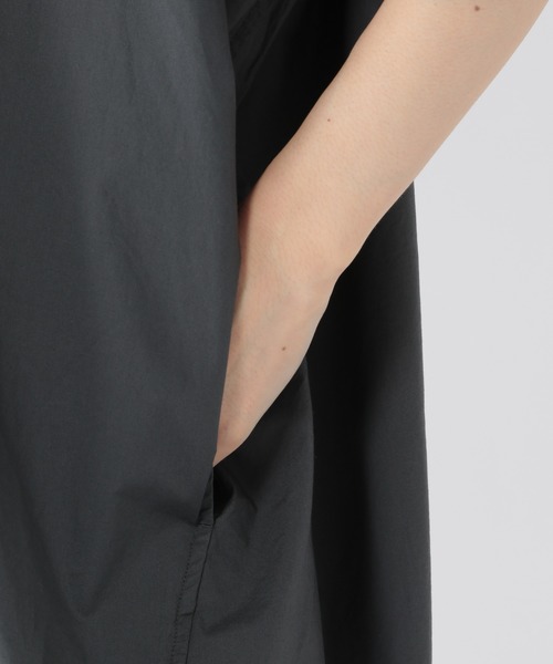 studio CLIP(スタディオクリップ)の「タイプライターシャツワンピース(ワンピース・レディース・スモーク/ブラウン/オフホワイト・FREE)」の12枚目の写真