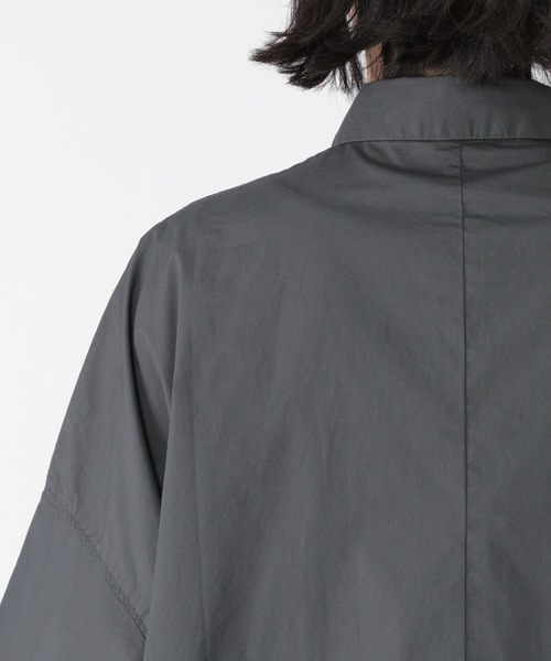 studio CLIP(スタディオクリップ)の「タイプライターシャツワンピース(ワンピース・レディース・スモーク/ブラウン/オフホワイト・FREE)」の14枚目の写真