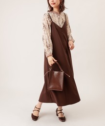 natural couture | モクロディフレアキャミワンピース(ワンピース)