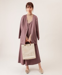 natural couture | モクロディフレアキャミワンピース(ワンピース)