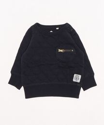 Ocean&Ground（オーシャン&グラウンド）の「キルトZIPポケットスウェット（80～140cm）（スウェット・キッズ）」