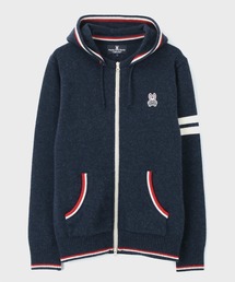 Psycho Bunny（サイコバニー）の「ライン入り ニットジップ