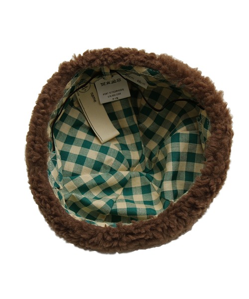 14+(イチヨンプラス)の「キッズくまさんベレー帽(ハンチング/ベレー帽・キッズ・ベージュ/ブラウン・SMALL/MEDIUM)」の6枚目の写真