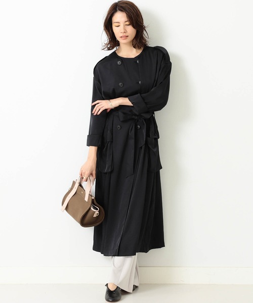 セール Beams Lights ツイル ノーカラー トレンチコート トレンチコート Beams Lights ビームスライツ のファッション通販 Zozotown