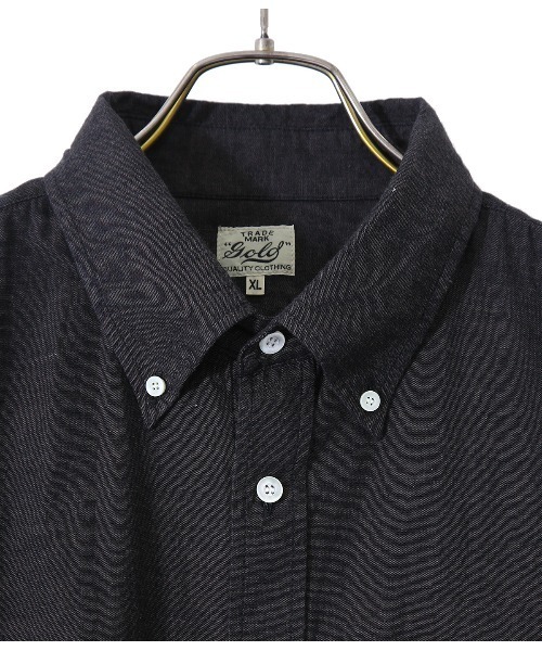 GOLD（ゴールド）の「GOLD / ゴールド：VAT DYE CHAMBRAY B.D. SHIRT