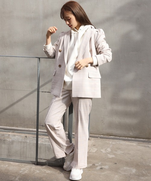 one after another NICE CLAUP（ワンアフターアナザーナイスクラップ）の「スラックスパンツ（スラックス・レディース・アイボリー/グレー系その他/ベージュ系その他/ミント・SMALL/MEDIUM）」の19枚目の写真