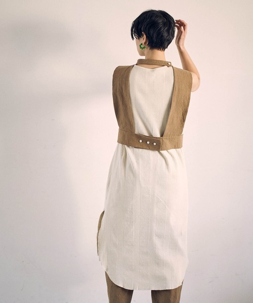 SEA（シー）の「ランダムリブスリーブレスドレス（ワンピース）」 - WEAR