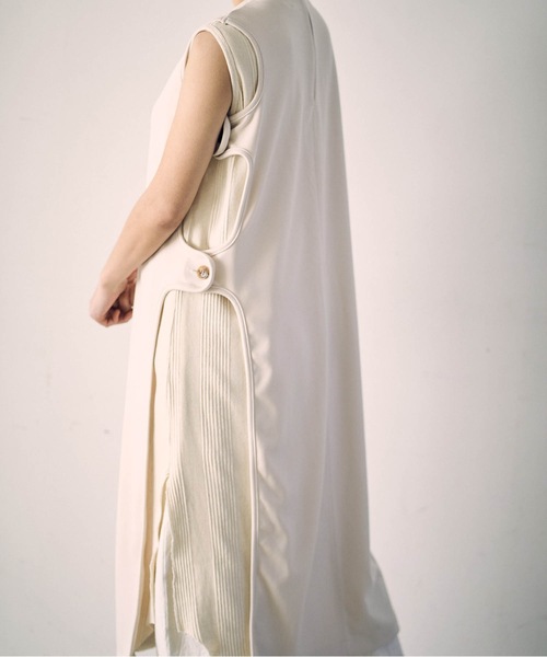 SEA（シー）の「ランダムリブスリーブレスドレス（ワンピース）」 - WEAR