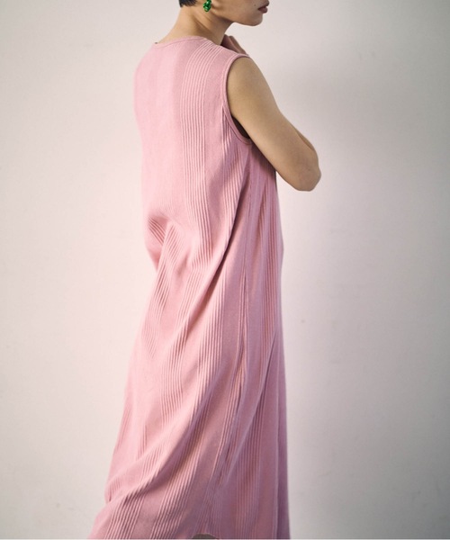 SEA（シー）の「ランダムリブスリーブレスドレス（ワンピース）」 - WEAR