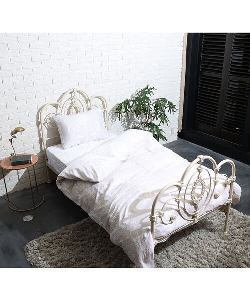 【Laura Ashley】Pure Cotton サテン ジョゼット 寝具 セット セール】【シングル】ジョゼット柄 掛け布団カバー(寝具