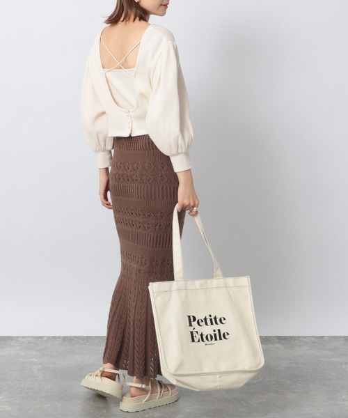 Heather(ヘザー)の「ワッフルカットソー&リブキャミソールSET(7分袖) 942103(Tシャツ/カットソー・レディース・ホワイト/ブラック/ブルー・FREE)」の9枚目の写真