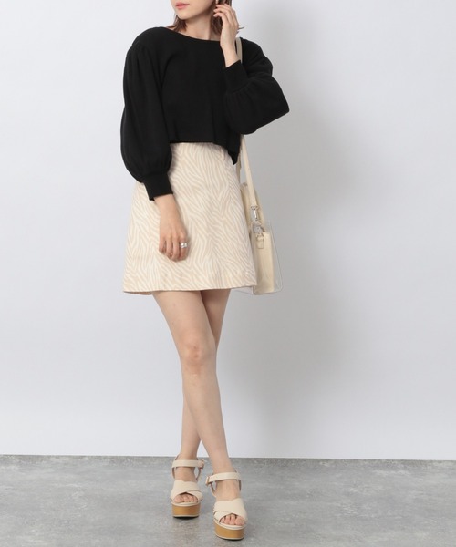 Heather(ヘザー)の「ワッフルカットソー&リブキャミソールSET(7分袖) 942103(Tシャツ/カットソー・レディース・ホワイト/ブラック/ブルー・FREE)」の14枚目の写真