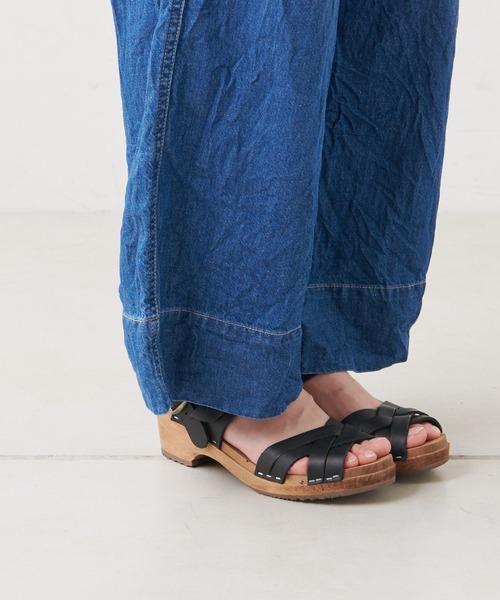 PUAL CE CIN（ピュアルセシン）の「綿ヘンプデニムパンツ（デニムパンツ・レディース・ブルー/インディゴブルー・FREE）」の21枚目の写真