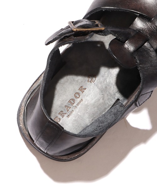 BRADOR（ブラドール）の「BRADOR/ブラドール MENS LEATHER SANDALS　サンダル（サンダル・メンズ・ブラック・41/42）」の8枚目の写真