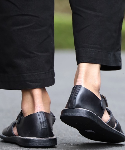 BRADOR（ブラドール）の「BRADOR/ブラドール MENS LEATHER SANDALS　サンダル（サンダル・メンズ・ブラック・41/42）」の14枚目の写真