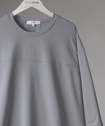 SlashDate（スラッシュデイト）の「オーバーサイズ ミニ裏毛クルーネックTシャツ（Tシャツ/カットソー・メンズ）」
