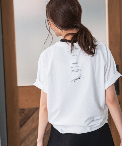 Andemiu(アンデミュウ)の「CAPSULEフォトTシャツ946914(Tシャツ/カットソー・レディース・ホワイト/ホワイト系その他2/ホワイト系その他3/ホワイト系その他4・FREE)」の6枚目の写真