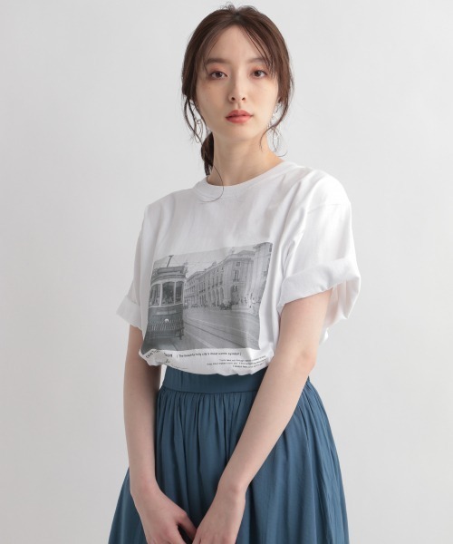 Andemiu(アンデミュウ)の「CAPSULEフォトTシャツ946914(Tシャツ/カットソー・レディース・ホワイト/ホワイト系その他2/ホワイト系その他3/ホワイト系その他4・FREE)」の14枚目の写真