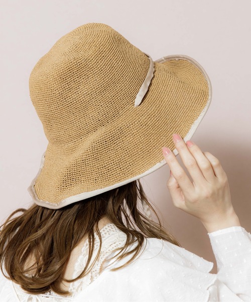 flower（フラワー）の「ブリージーラインハット（ハット・レディース・アイボリー・FREE）」の2枚目の写真