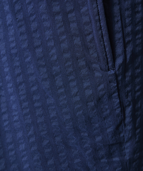 DESIGNWORKS(デザインワークス)の「クールマックスサッカー ワイドパンツ(スラックス・メンズ・ベージュ/ネイビー・46/48/44/50)」の9枚目の写真