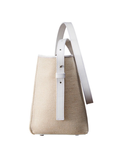 Epoi(エポイ)の「'02 canvas ゼロニ キャンバス キューブ2WAYショルダーバッグ(ショルダーバッグ・レディース・ホワイト/ブラック・FREE)」の8枚目の写真