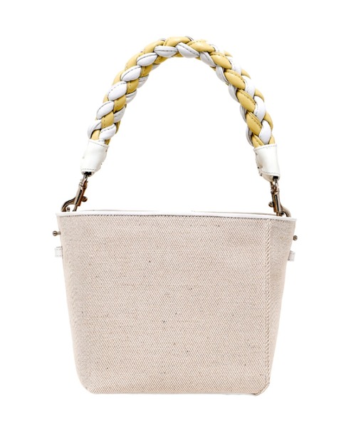 Epoi(エポイ)の「'02 canvas ゼロニ キャンバス キューブ2WAYショルダーバッグ(ショルダーバッグ・レディース・ホワイト/ブラック・FREE)」の11枚目の写真