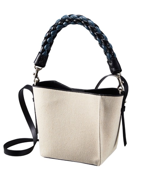 Epoi(エポイ)の「'02 canvas ゼロニ キャンバス キューブ2WAYショルダーバッグ(ショルダーバッグ・レディース・ホワイト/ブラック・FREE)」の12枚目の写真