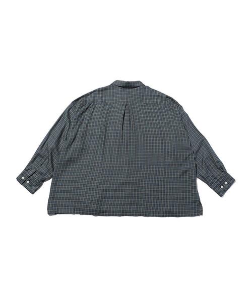 wonderland(ワンダーランド)の「<wonderland> CHECK SHIRT/シャツ(シャツ/ブラウス・メンズ・パープル/ネイビー・1/0)」の7枚目の写真