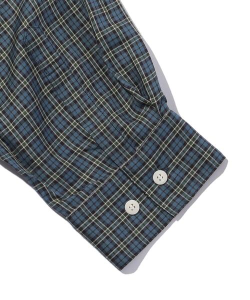 wonderland(ワンダーランド)の「<wonderland> CHECK SHIRT/シャツ(シャツ/ブラウス・メンズ・パープル/ネイビー・1/0)」の9枚目の写真