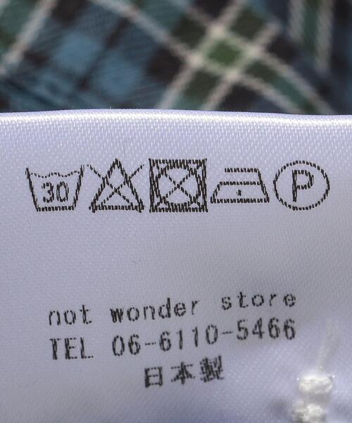 wonderland(ワンダーランド)の「<wonderland> CHECK SHIRT/シャツ(シャツ/ブラウス・メンズ・パープル/ネイビー・1/0)」の15枚目の写真