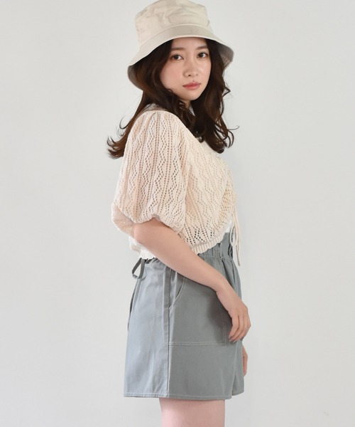 ems excite(エムズエキサイト)の「【セットアイテム】シャーリングニットSET(ニット/セーター・レディース・ブルー/アイボリー/ブラウン・FREE)」の12枚目の写真