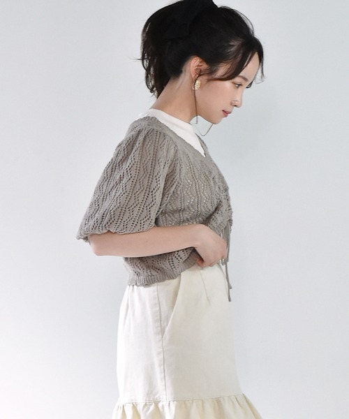 ems excite(エムズエキサイト)の「【セットアイテム】シャーリングニットSET(ニット/セーター・レディース・ブルー/アイボリー/ブラウン・FREE)」の16枚目の写真