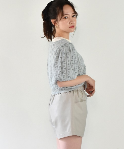 ems excite(エムズエキサイト)の「【セットアイテム】シャーリングニットSET(ニット/セーター・レディース・ブルー/アイボリー/ブラウン・FREE)」の18枚目の写真