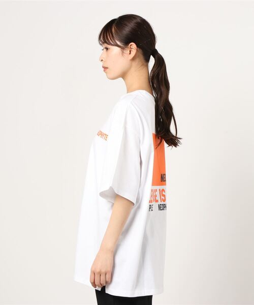 Figments(フィグメンツ)の「NEOPHYTEロゴTシャツ(Tシャツ/カットソー・レディース・ホワイト/ブラック/スミクロ・FREE)」の6枚目の写真