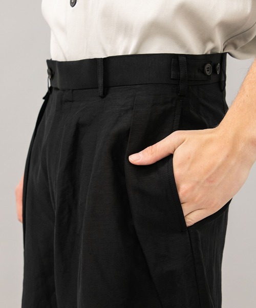marka（マーカ）の「【marka】EX.2TUCK SHORTS（その他パンツ・メンズ・ブラック・1）」の8枚目の写真