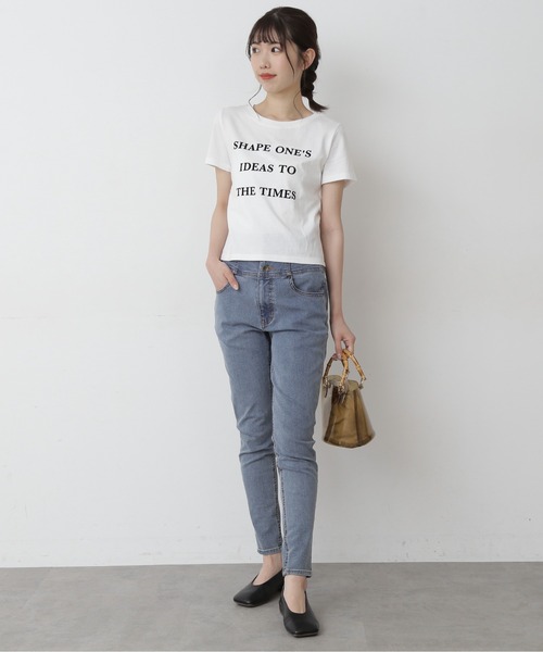 FREE'S MART（フリーズマート）の「◆フロッキーロゴチビＴシャツ（Tシャツ/カットソー・レディース・ブラック/ホワイト/ピンク・FREE）」の9枚目の写真