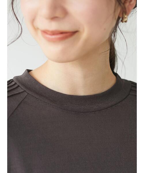 Green　Parks（グリーンパークス）の「後ろリボンカットプルオーバー＊（Tシャツ/カットソー・レディース・ブルー/ライトブラウン/ダークグレー・FREE）」の7枚目の写真