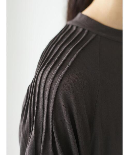 Green　Parks（グリーンパークス）の「後ろリボンカットプルオーバー＊（Tシャツ/カットソー・レディース・ブルー/ライトブラウン/ダークグレー・FREE）」の8枚目の写真