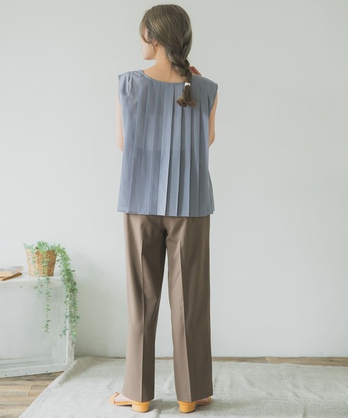 ITEMS URBANRESEARCH（アイテムズ アーバンリサーチ）の「プリーツシアーブラウス（シャツ/ブラウス・レディース・オフホワイト/ブルー系その他/ブルー・FREE）」の4枚目の写真