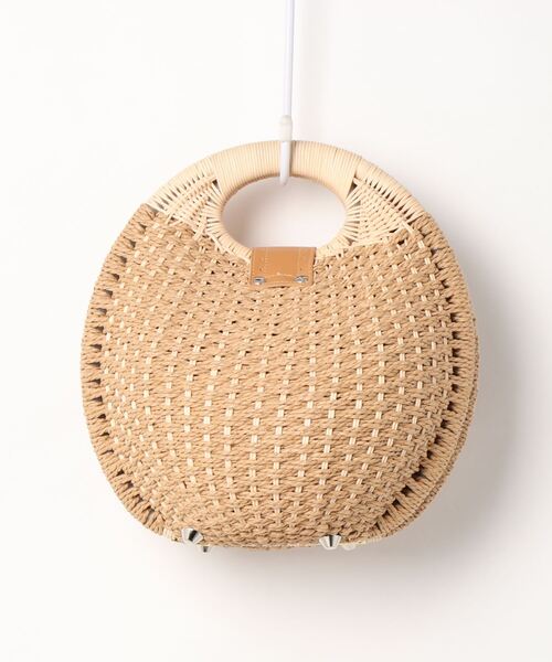 貝殻　アンティーク　かごバッグ アンティーク バスケットバッグ（貝殻フラワー） 籠バックの