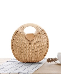 aimoha | 貝殻夏かごバッグ(かごバッグ)