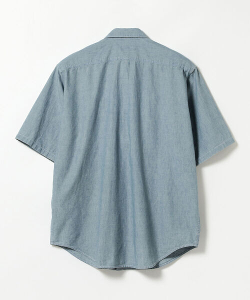 BEAMS（ビームス）の「BEAMS /シャンブレー ワーク イージーシャツ（シャツ/ブラウス・メンズ・サックスブルー/ブルー・MEDIUM/X-LARGE/SMALL/LARGE）」の7枚目の写真
