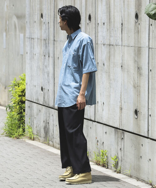 BEAMS（ビームス）の「BEAMS /シャンブレー ワーク イージーシャツ（シャツ/ブラウス・メンズ・サックスブルー/ブルー・MEDIUM/X-LARGE/SMALL/LARGE）」の14枚目の写真